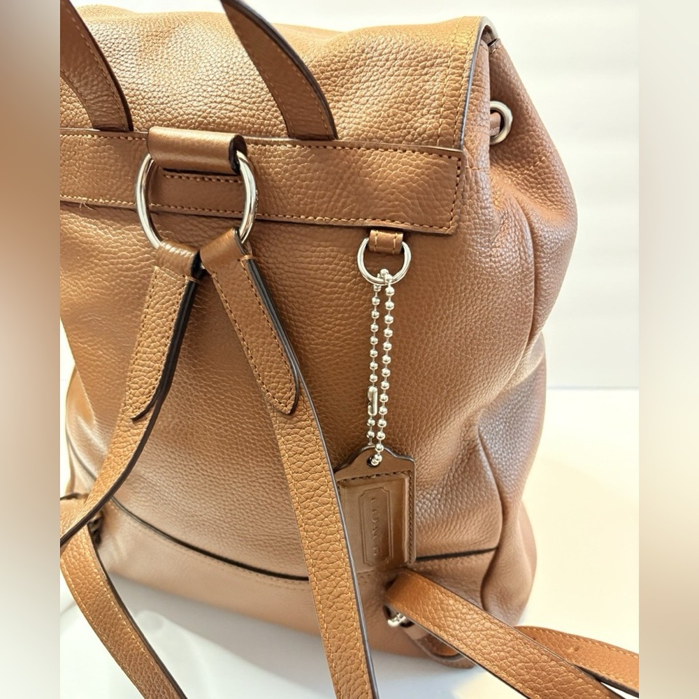 Coach Leather Backpack - Picture 6 of 9